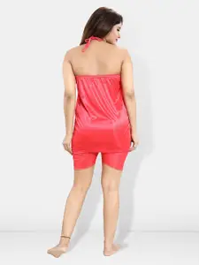 Be You 6 Pieces Satin Maxi Nightdress