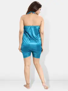 Be You 6 Piece Satin Maxi Nightdress