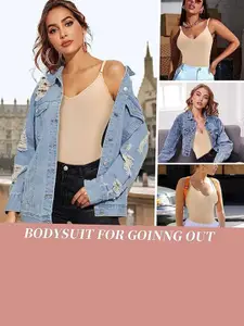 BRACHY Cotton Slimming Body Shaper With Adjustable Spaghetti Strap