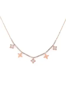 SWASHAA Rose Gold-Plated Necklace