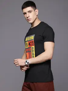HRX by Hrithik Roshan Printed Pure Cotton T-shirt