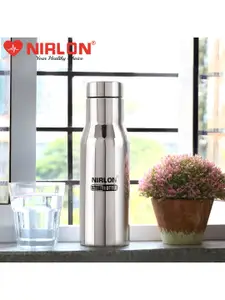 NIRLON Silver-Toned 2 Stainless Steel Water Bottle 1000 ml Each
