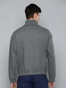 R.Code by The Roadster Life Co. Turtle Neck Long Sleeves Pullover Sweatshirt