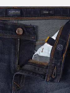 Allen Solly Junior Boys Skinny Fit Mid-Rise Light Fade Clean Look Stretchable Jeans