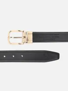 Allen Solly Men Textured Genuine Leather Formal Belt