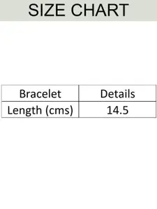 OOMPH Women Kundan Wraparound Bracelet