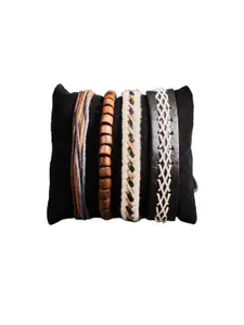 SALTY Men Leather Multistrand Bracelet