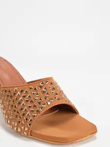 SCENTRA Embellished Block Heels