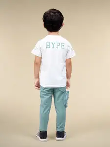 Toonyport Boys Graphic Printed Pure Cotton T-shirt with Trousers