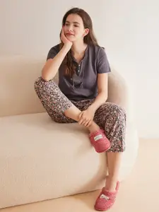 women'secret Women Solid Lounge Tshirt