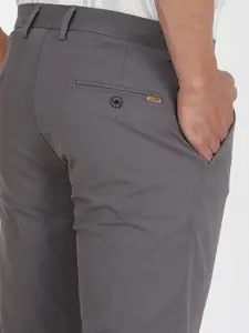 JADE BLUE Men Slim Fit Cotton Trouser
