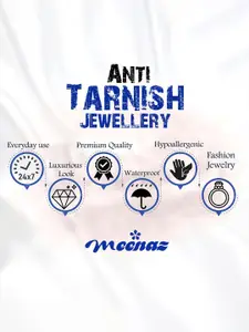 MEENAZ Men Temple Gold-Plated Shree Ram Anti Tarnish Kada Bracelet