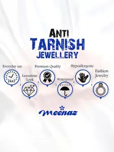 MEENAZ Men Gold-Plated Anti Tarnish Link Bracelet