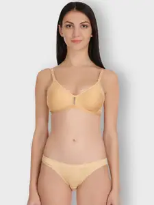 Selfcare Pack of 4 Low RIse Cotton Lycra Solid Panties Bikini Briefs Set - SN2457