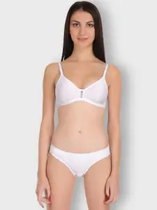 Selfcare Pack of 4 Low Rise Cotton Lycra Solid Panties Bikini Briefs Set - SN2466