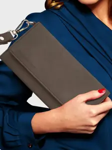 The Wallet Store Women Leather Three Fold Wallet