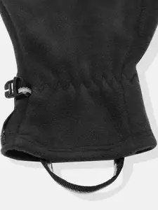 FORCLAZ By Decathlon Unisex Black Stretchable Fleece Trekking Gloves