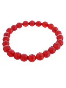 Silvermerc Designs Women Brass Onyx Beaded Bracelet