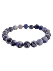 Silvermerc Designs Women Brass Onyx Beaded Bracelet