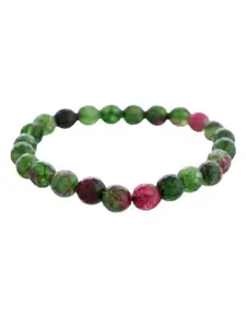 Silvermerc Designs Women Brass Onyx Beaded Bracelet