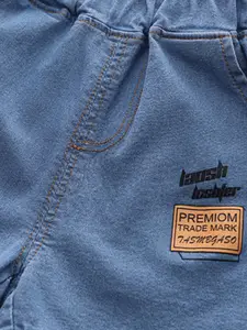 INCLUD Boys Round Neck Printed T-shirt with Shorts