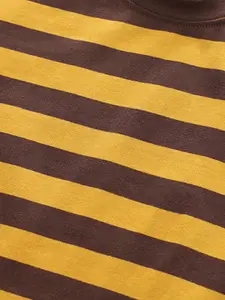 INCLUD Boys Striped T-shirt With Dungaree