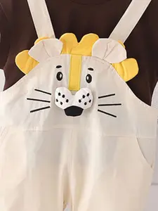 INCLUD Boys Dyed T-shirt with Capris