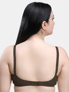 MAROON Full Coverage Non Padded Minimizer Bra With All Day Comfort