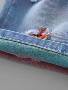 INCLUD Boys Striped Round Neck Short Sleeves T-shirt with Shorts