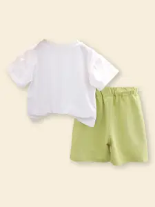 INCLUD Boys Printed T-shirt with Short