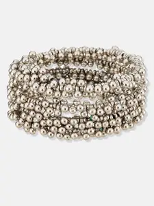 ATIBELLE German Silver Silver-Plated Bangles