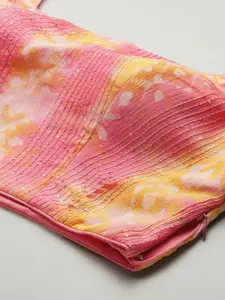 Ethnovog Embroidered Semi-Stitched Lehenga & Unstitched Blouse With Dupatta