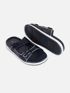 Louis Philippe Men PU Comfort Sandals