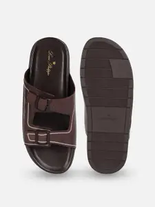 Louis Philippe Men PU Comfort Sandals