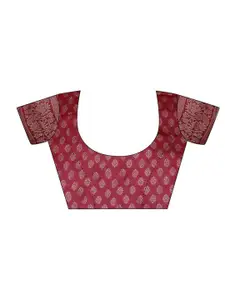 Mitera Ethnic Motifs Woven Design Zari Banarasi Saree