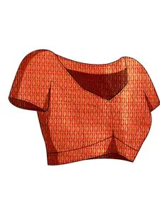 Mitera Geometric Woven Design Zari Banarasi Saree