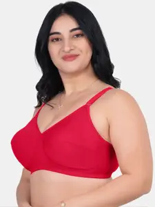 Souminie Pack of 3 Pure Cotton Non Padded Full Coverage Bra