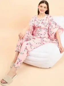 Sweet Dreams Pink Printed Night suit