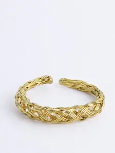PANASH Women Gold-Plated Cuff Bracelet