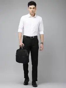 Park Avenue Slim Fit Ethnic Motifs Micro Ditsy Printed Cutaway Collar Formal Shirt