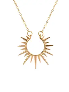 Goho Sunburst Pendant Necklace