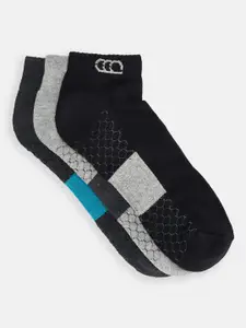 Ajile by Pantaloons Men Pack Of 3 Patterned Ankle Length Socks