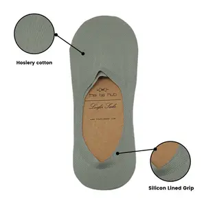 The Tie Hub Men Breathable Cotton Loafer Socks