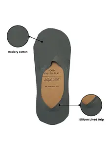 The Tie Hub Men Breathable Cotton Loafer Socks