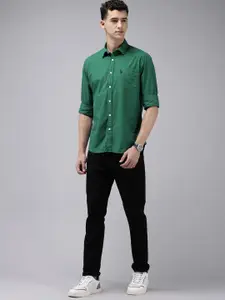 U.S. Polo Assn. Tailored Fit Cutaway Collar Pure Cotton Casual Shirt