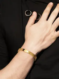 MEENAZ Men Gold-Plated Kada