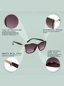 AISLIN Women Wayfarer Sunglass with UV Protected Lens ES_13506-84-AS-2017-WNE-WNGL-WFSQ