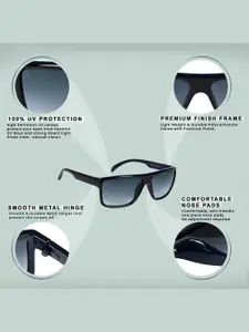 AISLIN Men Wayfarer Sunglass With UV Protected Lens ES_13513-95-AS
