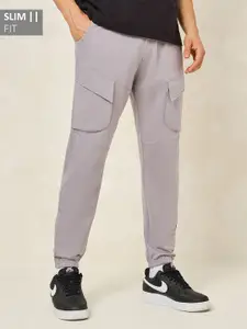 Styli Men Slim Fit Cargo Jogger with Drawstring