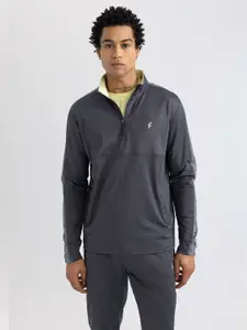 DeFacto Mock Collar Pullover Sweatshirt